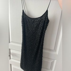 Oh Polly Black Short Dress